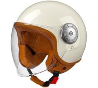 Casco De Motocicleta, Medio Casco Moto Mujer Hombre, Casco De Scooter, Casco Ciclomotor Electrico Adulto, Cascos De Moto Medio Huevo Con Visera Solar, Protección De Seguridad 1,One Size(55-60cm)
