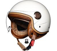 Casco De Motocicleta, Medio Casco Moto Mujer Hombre, Casco De Scooter, Casco Ciclomotor Electrico Adulto, Cascos De Moto Medio Huevo Con Visera Solar, Protección De Seguridad 4,L