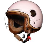 Casco De Motocicleta, Medio Casco Moto Mujer Hombre, Casco De Scooter, Casco Ciclomotor Electrico Adulto, Cascos De Moto Medio Huevo Con Visera Solar, Protección De Seguridad 5,S