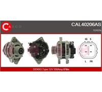 CASCO Générateur D'Alternateur 100A 12V pour Toyota Corolla Berline 1.4 D-4D