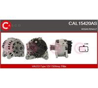 CASCO Générateur D'Alternateur 150A 12V pour Nissan Qashqai + 2 I 2.0 DCI