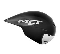 Casque MET Drone Wide Body II Noir Métallique Brillant, Taille M (55-58 cm)
