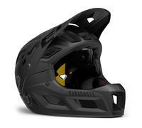 Casque avec mentonniere amovible met parachute mcr mips noir mat