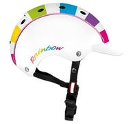 CASCO MINI 2 casque de ski vélo enfant arc-en-ciel blanc 52-56cm