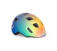 CASCO NIÑO MET HOORAY MULTICOLOR BRILLO T.XS 46-52