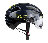 Casque casco speedairo2 rs bleu noir hunter visiere photochromique vautron