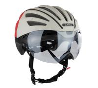 Casco - Speedairo - Casque vélo silk white-grey-red - S (52 - 56 cm)