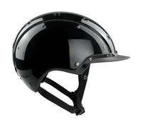 Casco Stable Casco Casque d'équitation Champ-3 Plus, 56 à 58 cm = M / noir brillant