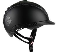 Casco Stable Casco Casque d'équitation Mistrall-2, 60 à 63 cm = L/XL / noir floral