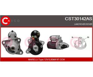 CASCO Starter 0.80 KW Pour Rover 200 Hatchback 214I 214 SI 211 25 1.4 16V