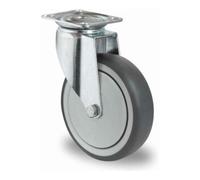 CASCOO CASCOO Roulette pivotante ø 125 mm Série P2T2 à roulement à billes Quantité:1