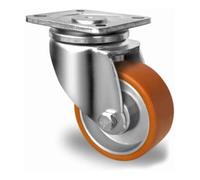 CASCOO CASCOO Roulette pivotante ø 80 mm Série DAU5 à double roulement à billes Quantité:1