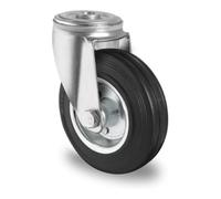 CASCOO CASCOO Roulette pivotante à trou arrière ø 160 mm série SWS4 à roulement à billes Quantité:1