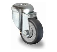 CASCOO CASCOO Roulette pivotante à trou arrière ø 50 mm Série P2T2 (électriquement conductrice) à roulement à billes Quantité:1
