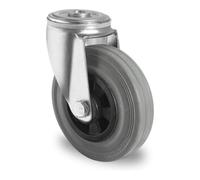 CASCOO CASCOO Roulette pivotante à trou central ø 160 mm Série P4R2 à roulement à billes Quantité:1