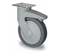 CASCOO CASCOO Roulette pivotante avec frein directionnel ø 100 mm Série CARA à roulement à billes Quantité:1