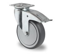 CASCOO CASCOO Roulette pivotante avec frein total ø 100 mm série P2T2 à roulement à billes Quantité:1