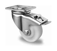 CASCOO CASCOO Roulette pivotante avec frein total ø 125 mm série V0Z0 à double roulement à billes Quantité:1