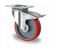 CASCOO CASCOO Roulette pivotante avec frein total ø 160 mm Série N2U6 à roulement Quantité:1
