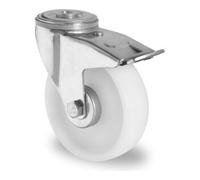 CASCOO CASCOO Roulette pivotante avec frein total ø 200 mm série N0N0 à roulement à billes Quantité:1