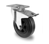 CASCOO CASCOO Roulette pivotante avec frein total ø 200 mm Série P4S4 à roulement Quantité:1
