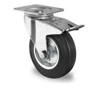 CASCOO CASCOO Roulette pivotante avec frein total ø 250 mm série SWS4 à roulement à billes Quantité:1