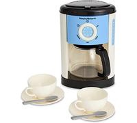 Casdon 65050 Morphy Richards Fillable Toy Coffee Maker for Children Aged 3+ , Includes Level Indicator & Dripping Water, Yellow