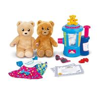 Casdon Build-A-Bear Station de remplissage de jouets d'atelier | Station à domicile pour enfants à partir de 3 ans | Peluches, robes et câlins | Station de remplissage de jouets avec lumières incluses