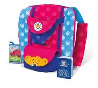 Casdon Build-A-Bear Workshop Pawfect Adventure Porte-ours multi-voies pour ours en peluche Jouet sous licence officielle pour enfants à partir de 3 ans avec sac amovible, boîte à jus, chapeau et sport