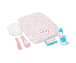 Casdon Changing Mat Set, Dolls Changing Mat & Care Set for Children Aged 3+, Includes Reusable Nappy, Brush, Pretend Talc & More!