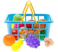 Casdon Panier à Jouets Assorti avec Fruits et légumes pour Enfants à partir de 2 Ans | Parfait pour Les magasins de Jeux, 63301