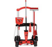 Casdon Henry & Hetty Jouets - Chariot de nettoyage Henry - Ensemble rouge inspir