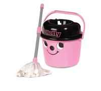 Casdon Hetty Mop & Bucket Toy Cleaning Set for Children Aged 3+, Features Hetty’s Cute Face for Lots of Cleaning Fun!, Pink, 15 x 19.1 x 17.9 cm