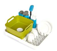 Casdon Égouttoir à vaisselle Joseph Joseph Extend Extensible dès 3 ans avec pompe verseuse d'eau