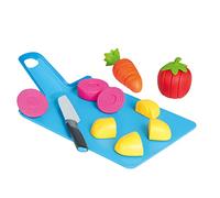 Casdon Joseph Joseph Jouet - Chop2Pot - Ensemble de Cuisine très sécurisé pour Enfants avec Planche à découper Pliable et Nourriture de Jeu à découper - 2 Ans +