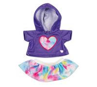 Casdon Build-A-Bear Workshop - Lot de 4 Tenues de Jouets à Assortir avec Pyjama, Sweat à Capuche et Styles d'été | Amusant pour Les Enfants à partir de 3 Ans | Convient pour Ours de 22,9 cm