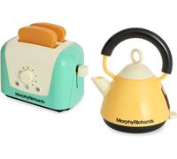 Casdon Morphy Richards 65150 Jouet interactif Grille-Pain et Bouilloire pour Enfants à partir de 3 Ans | Ressemble à la Vraie Chose pour Un Plaisir sans Fin, Bleu Sarcelle et Jaune, Taille M