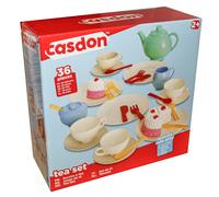 Casdon – Set de jeu 66550 Service de thé coloré 36 pièces pour enfants 3+ – Nouvelle teinte