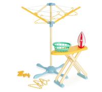 Casdon Wash Day Set Pretend Toy Ironing Board & Laundry Basket