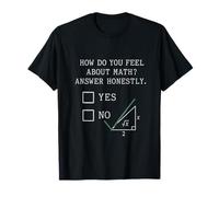 Case à Cocher STEM Math Comment Vous sentez-Vous Une réponse honnête T-Shirt