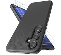 Case Collection pour Coque Samsung S24 FE et 2X Verre Trempé, Protection Contre Les Chutes à Double Couche Antichoc, Etui Mate Robuste de Qualité Militaire pour Coque Samsung Galaxy S24 FE