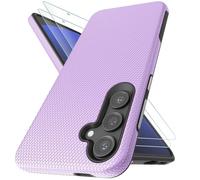 Case Collection pour Coque Samsung S24 FE et 2X Verre Trempé, Protection Contre Les Chutes à Double Couche Antichoc, Etui Mate Robuste de Qualité Militaire pour Coque Samsung Galaxy S24 FE