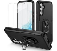 Case Compatible For Samsung Galaxy A54 Case,Rugged Military Quality Protective Case With 2 Screen Protectors And 360 Degree Rotatable Kickstand Ring Magnet Magnetic Case