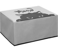 Case Compatible with Canon Pixma TS5350/TS5351/TS5352 ¿ Protective Cover for Printer ¿ Black Cat Grey/Black