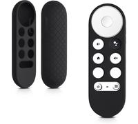 Case Compatible with Google Chromecast 2020 4K / Chromecast 2022 HD Case Cover - Silicone TV Remote Control Case - Black