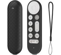 Case Compatible With Google Tv Streamer 4K 2024, Ultra-Thin And Lightweight, Anti-Drop, Anti-Collision, Silicone Protective Cover For Remote Control.Black