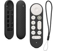 Case Compatible With Google Tv Streamer 4K Case Cover - Silicone Tv Remote Control Case - Black
