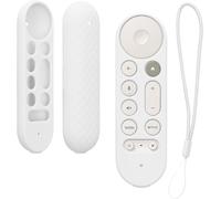 Case Compatible with Google TV Streamer 4K Case Cover - Silicone TV Remote Control Case - White