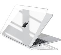Case Compatible with MacBook Air 13.6 Inch M4 M3 M2, 2025 2024 2022 (A3240 A3113 A2681) with Touch ID, Protection Hard Plastic Case for Mac Air 13.6 Case ¿ Transparent Clear Crystal