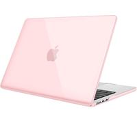 Case Compatible with MacBook Air 13.6 Inch M4 M3 M2 (A3240/A3113/A2681, 2025/2024/2022) - Slim Lightweight Hard Plastic Case, Crystal Pink